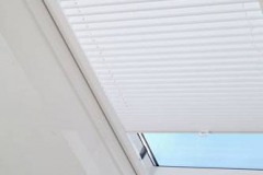 white-pleated-velux-blind-open